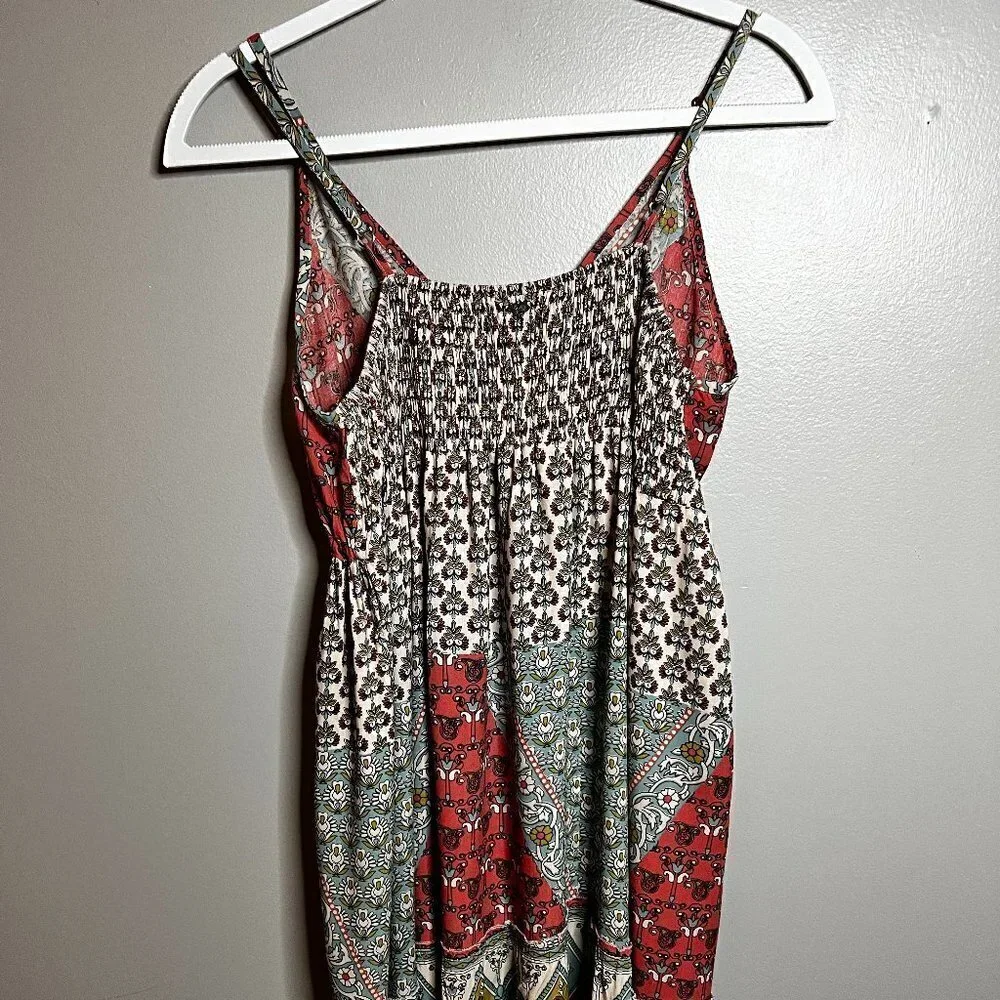 GWENDA PRINTED ADJUSTABLE TASSEL MAXI DRESS Size M - Picture 7 of 16